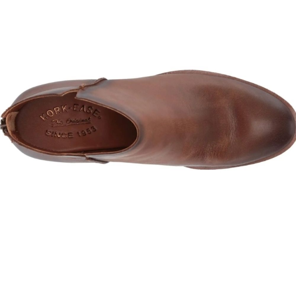 Kork Ease Chandra  round toe ankle boots w side slits & rear zipper size 11 NWT. - Picture 3 of 11